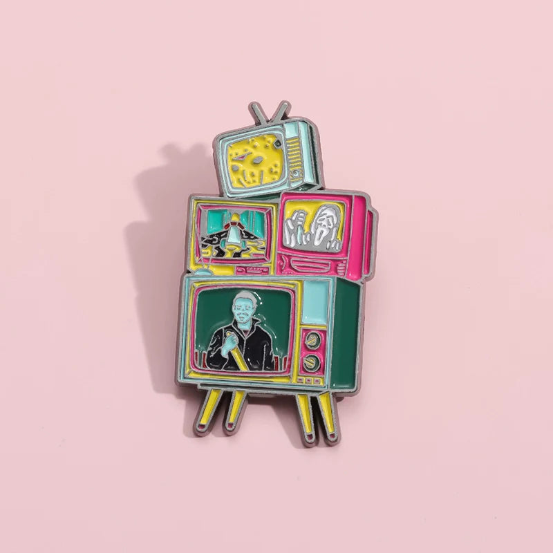 Mini Metal Pin Badge by Topboring