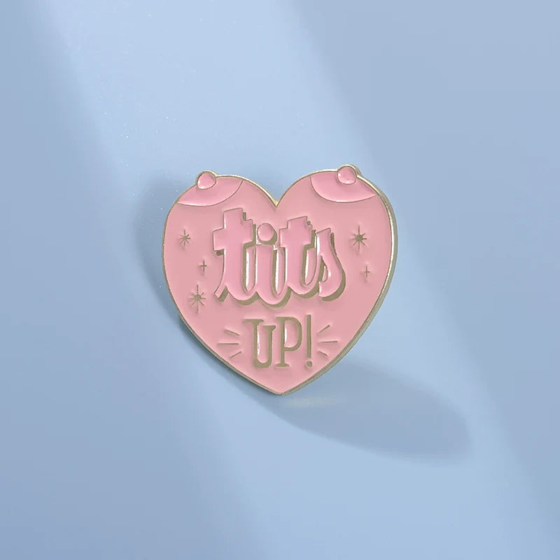 Cute Pink Heart Metal by Topboring