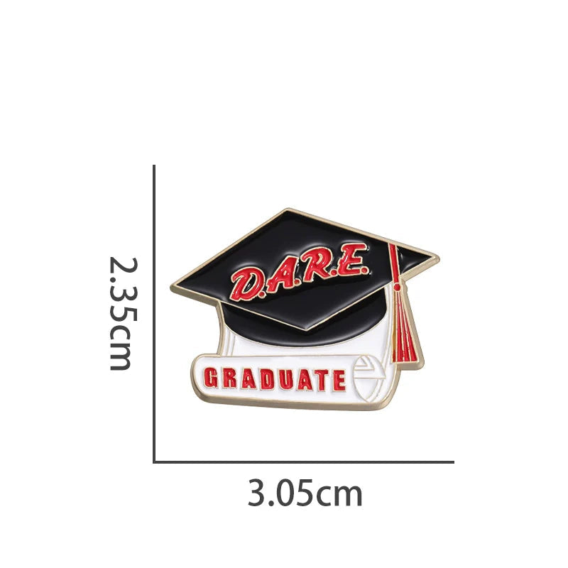 Bold Metal Pin Badge by Topboring