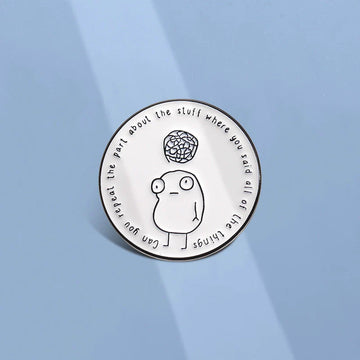 Kawaii Cartoon Metal Pin Badge by Topboring