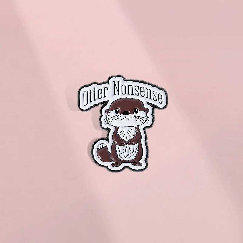 Cute Metal Pin Badge by Topboring