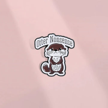 Cute Metal Pin Badge by Topboring