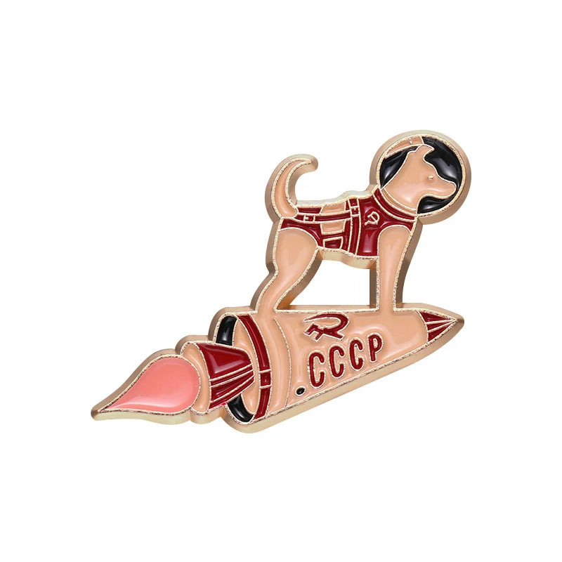 Cute Metal Pin Badge by Topboring