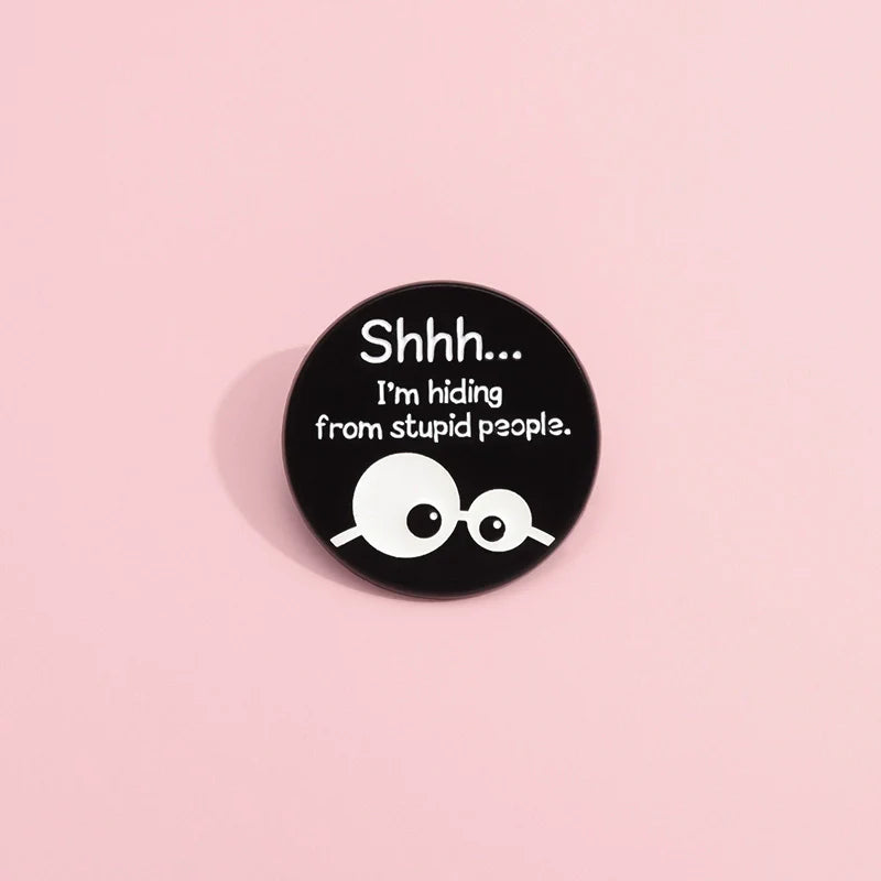Cute Metal Pin Badge by Topboring