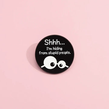Cute Metal Pin Badge by Topboring