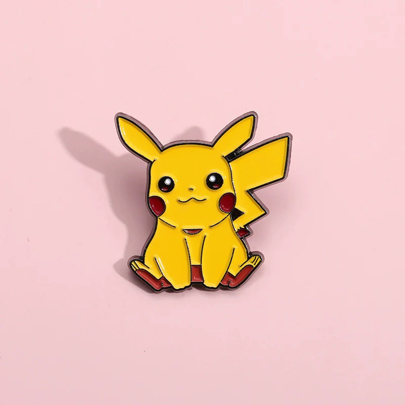 Cute Anime Cartoon Metal Pin Badge by Topboring