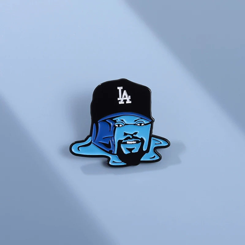 Funny Cartoon Metal Pin Badge by Topboring