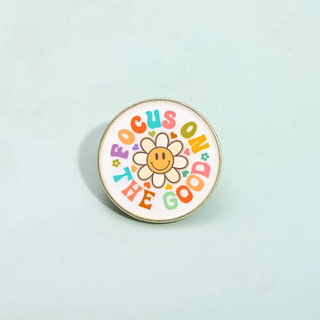 Cute Cartoon Flower Metal Pin Badge by Topboring