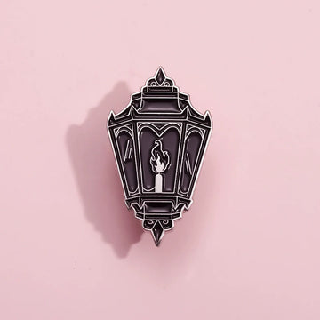 Cute Black Metal Pin Badge by Topboring