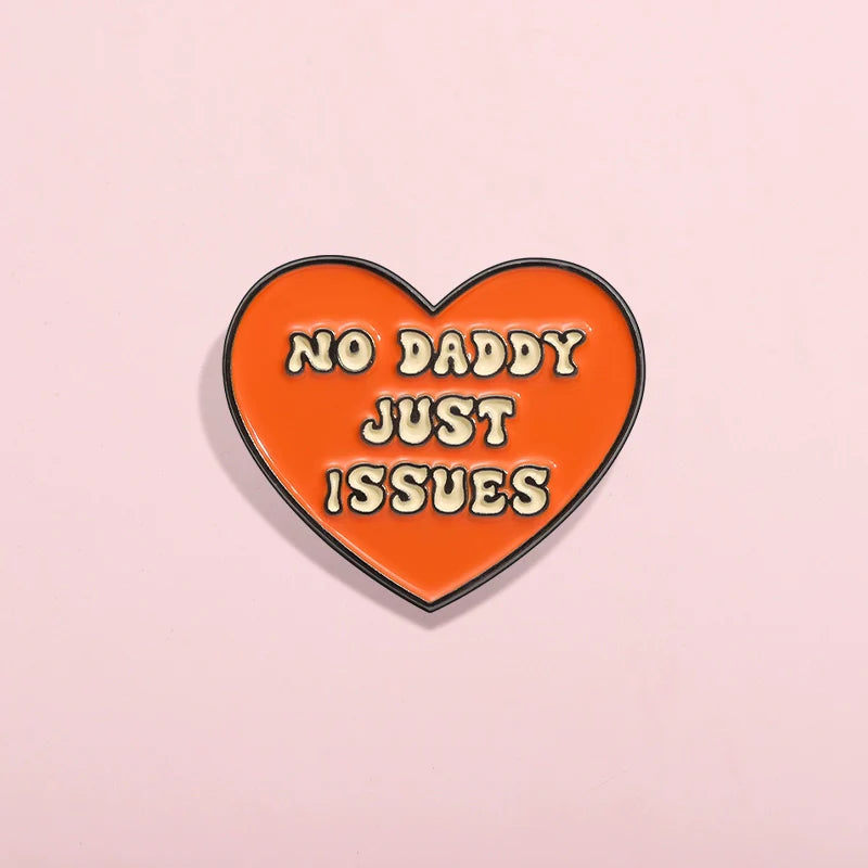 Playful Heart Metal Pin Badge by Topboring