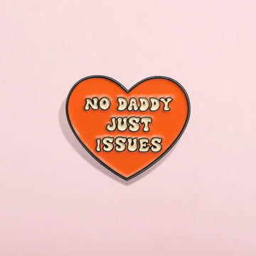 Playful Heart Metal Pin Badge by Topboring