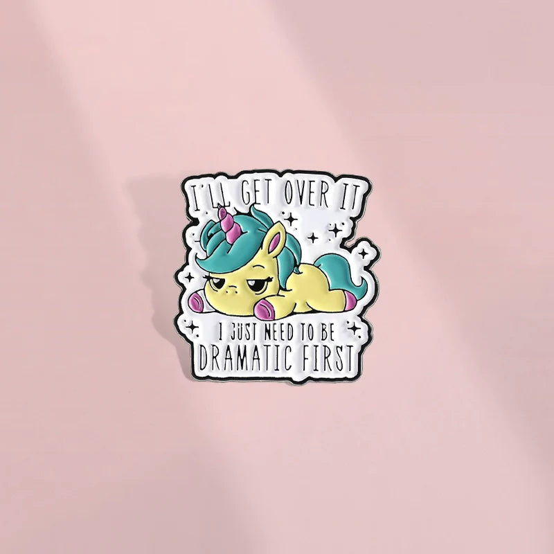 Cute Cartoon Rainbow Metal Pin Badge by Topboring