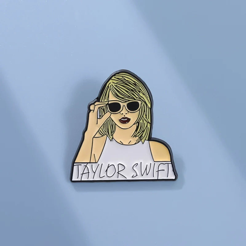 Mini Cartoon Metal Pin Badge by Topboring