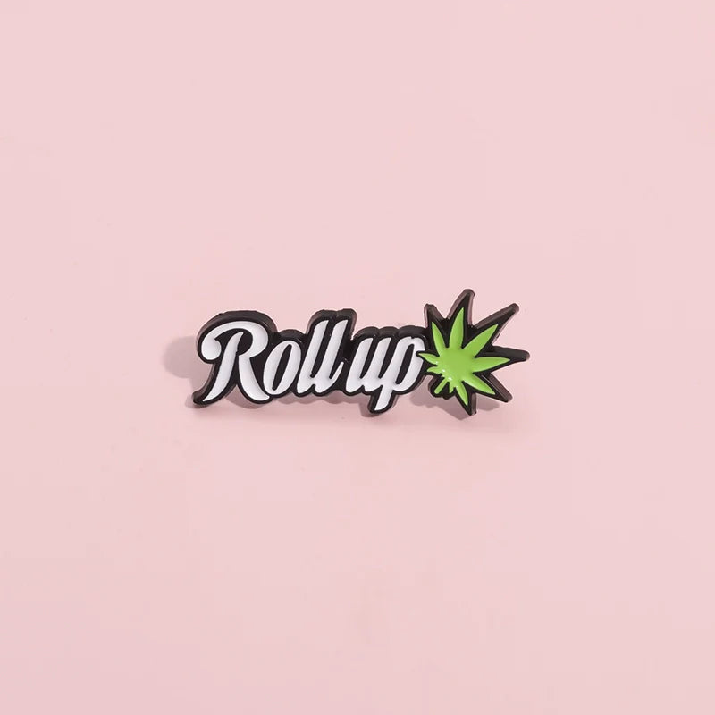 Bold Cartoon Metal Pin Badge by Topboring