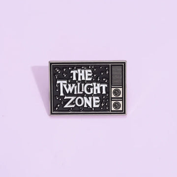 Cute Black Metal Pin Badge by Topboring