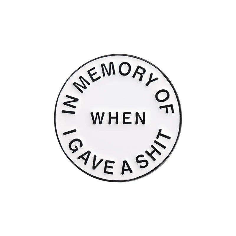 Kawaii White Metal Pin Badge by Topboring