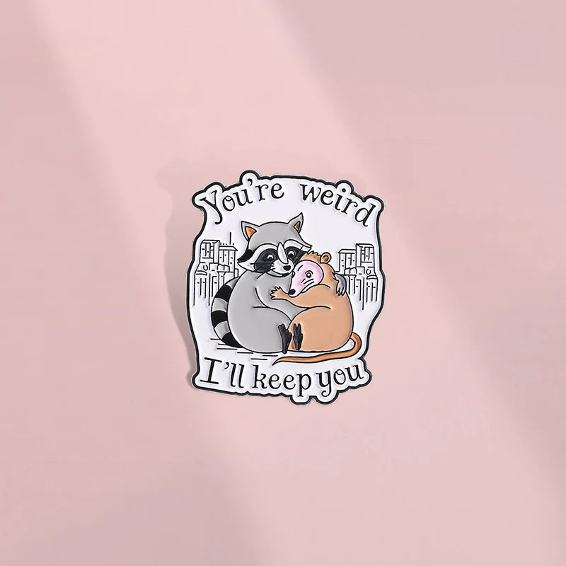 Cute Bear Metal Pin Badge by Topboring