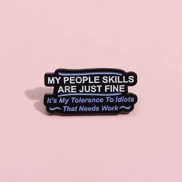 Stylish Metal Pin Badge by Topboring