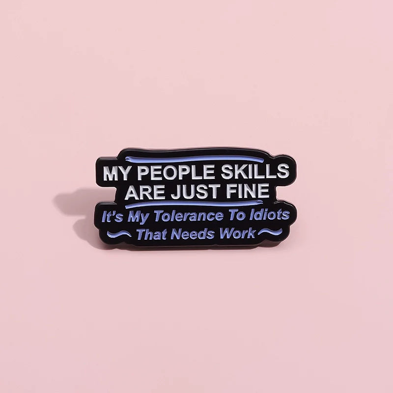 Stylish Metal Pin Badge by Topboring