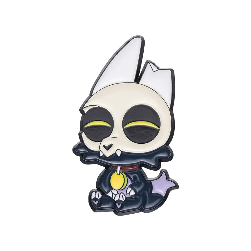 Cute Cat Metal Pin Badge by Topboring