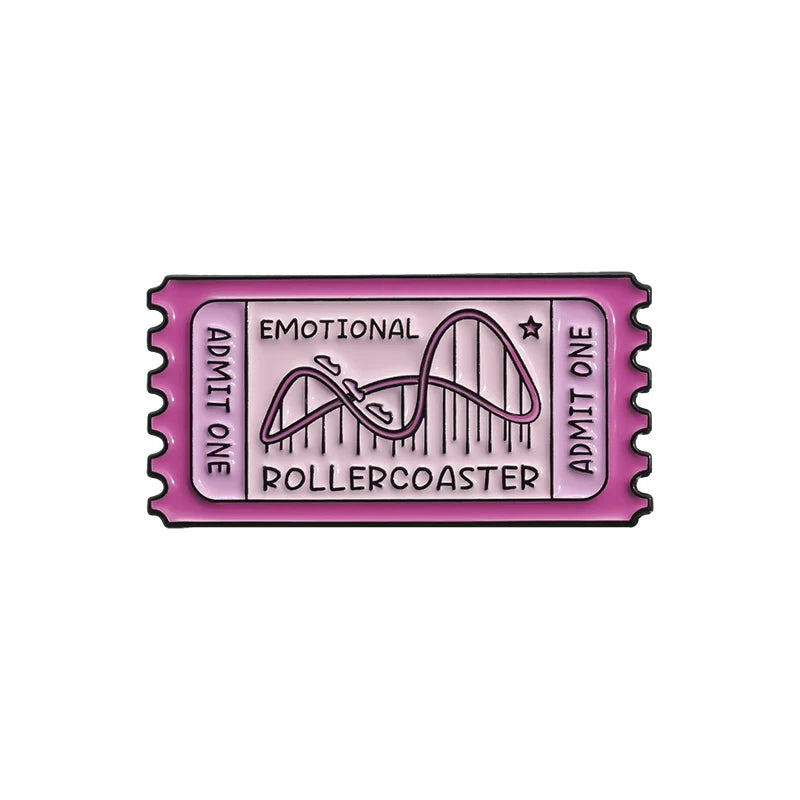 Cool Cute Cartoon Metal Pin Metal Pin Badge Ver2