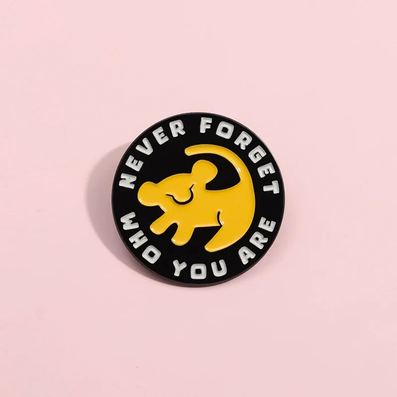Cool Heart Dog Pin Badge by Topboring