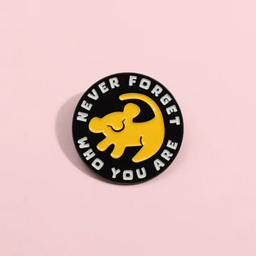 Cool Heart Dog Pin Badge by Topboring