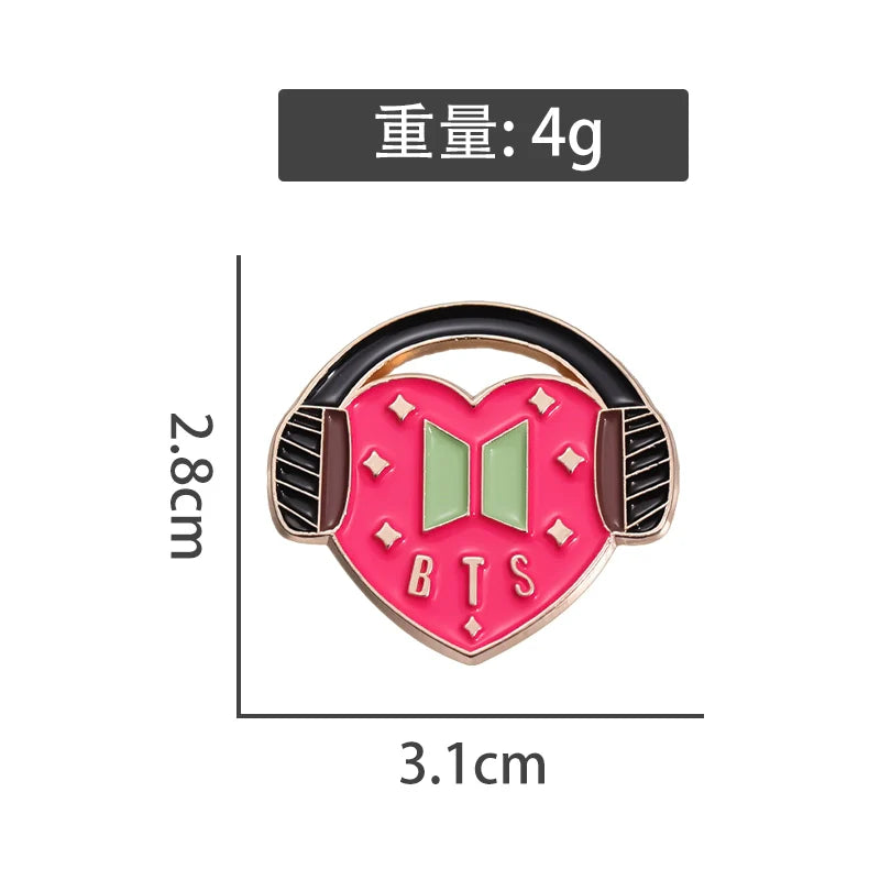 Funny Cool Cartoon Metal Pin Metal Pin Badge