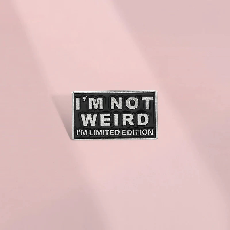 Funny Metal Pin Badge by Topboring