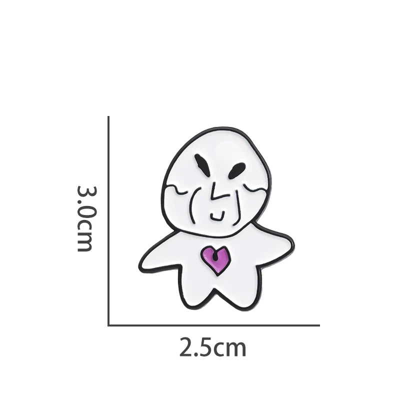 Cool Cute Cartoon Metal Pin Soft Enamel Pin Badge Edition3