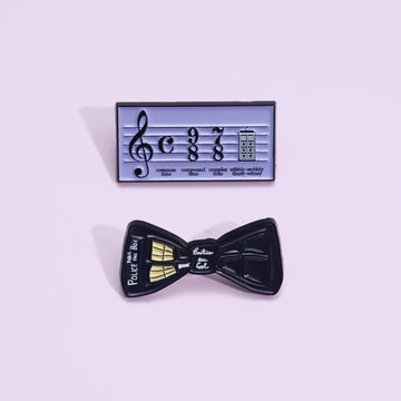 Cute Cartoon Butterfly Metal Pin Badge by Topboring