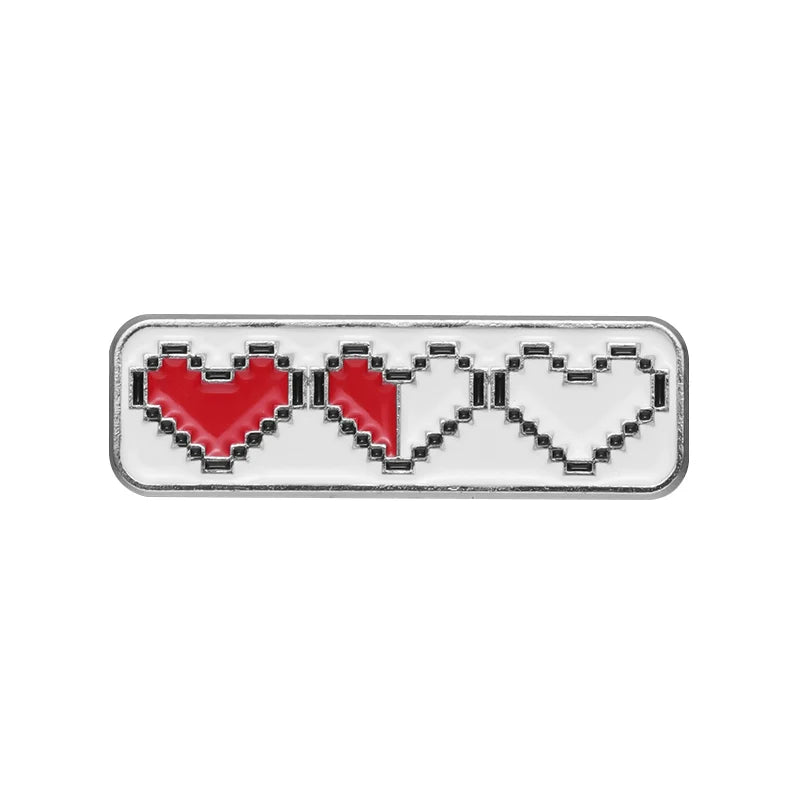 Cute Cute Heart Metal Pin Soft Enamel Pin Badge