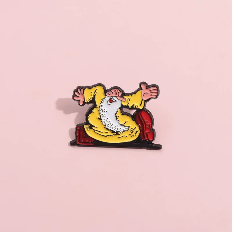 Cute Cartoon Metal Pin Badge by Topboring