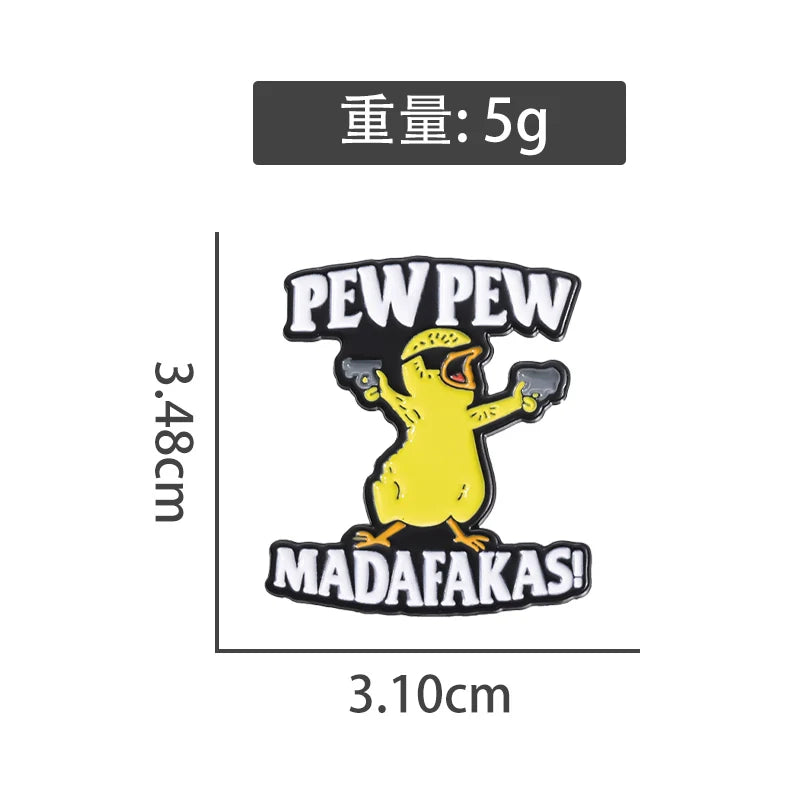 Cute Metal Pin Badge by Topboring