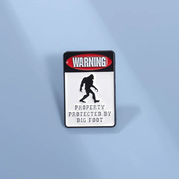 Quirky Metal Pin Badge by Topboring