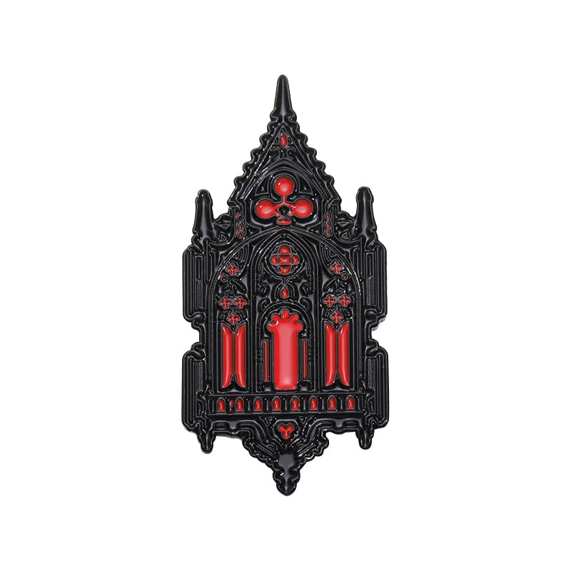 Whimsical Metal Pin Badge by Topboring