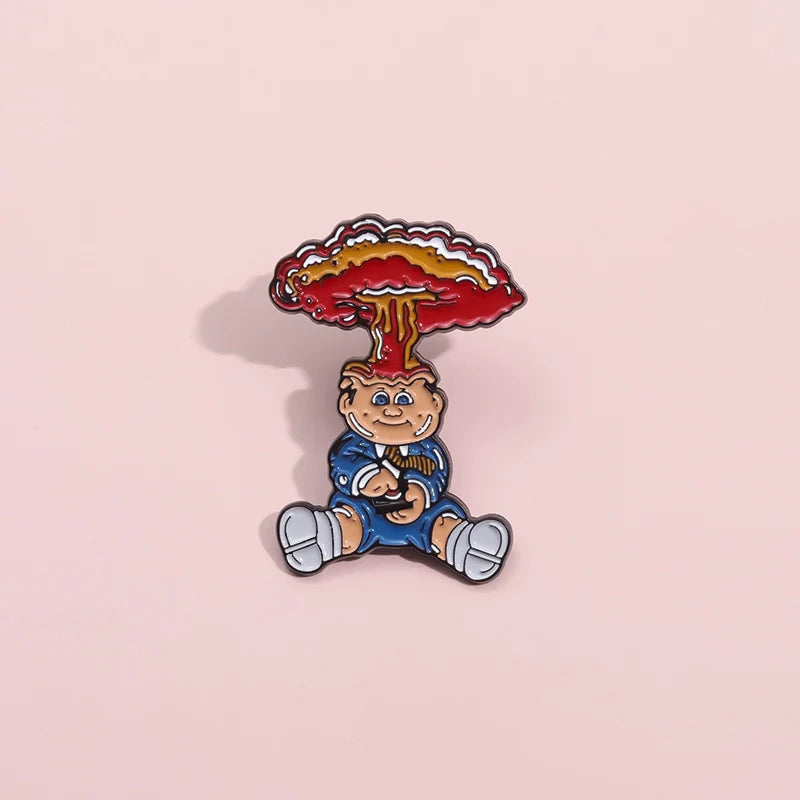 Charming Cartoon Metal Pin Badge by Topboring