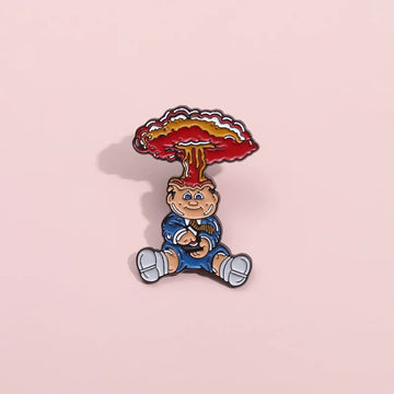 Charming Cartoon Metal Pin Badge by Topboring