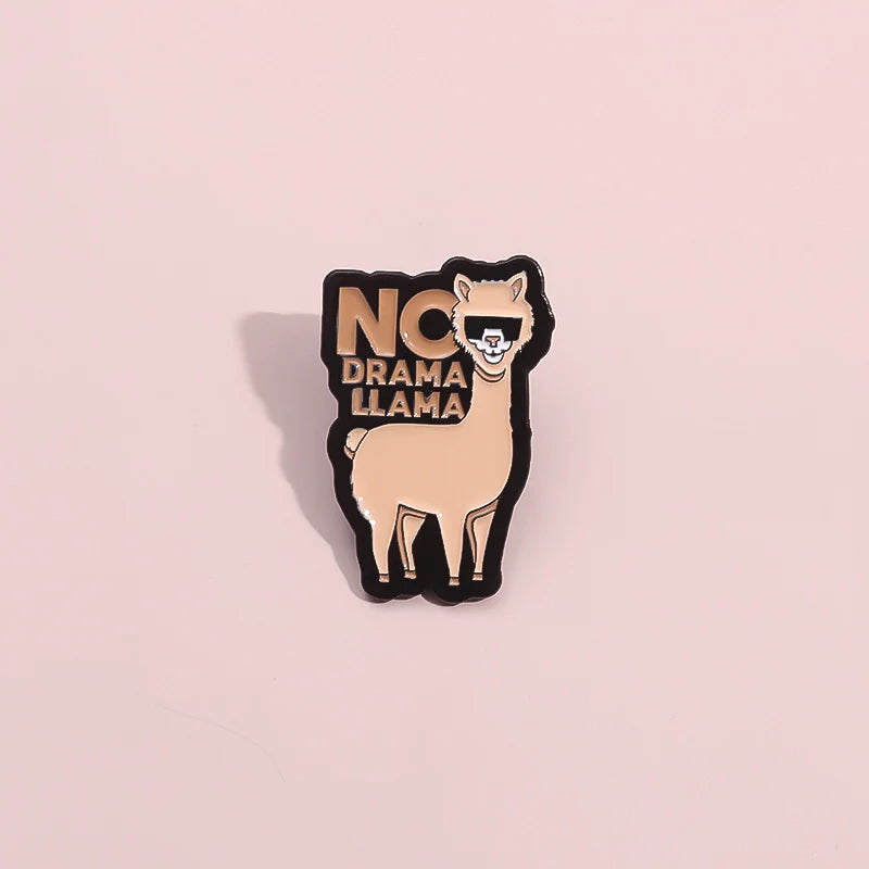 Cute Cartoon Sheep Metal Pin Badge by Topboring