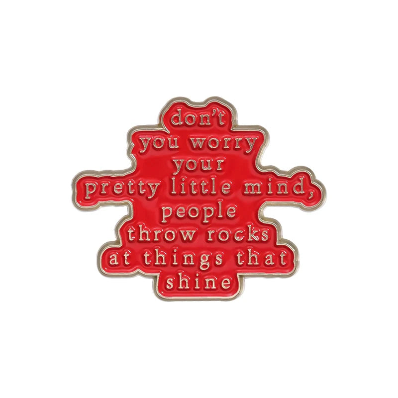 Funny Metal Pin Badge by Topboring