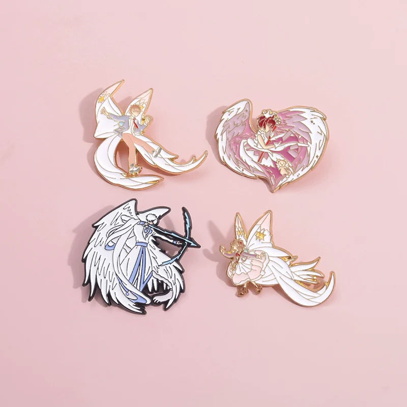 Cute Cartoon Metal Pin Badge by Topboring