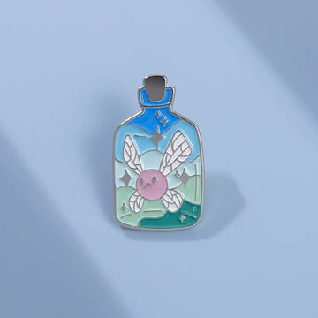 Funny Heart Pin Badge by Topboring