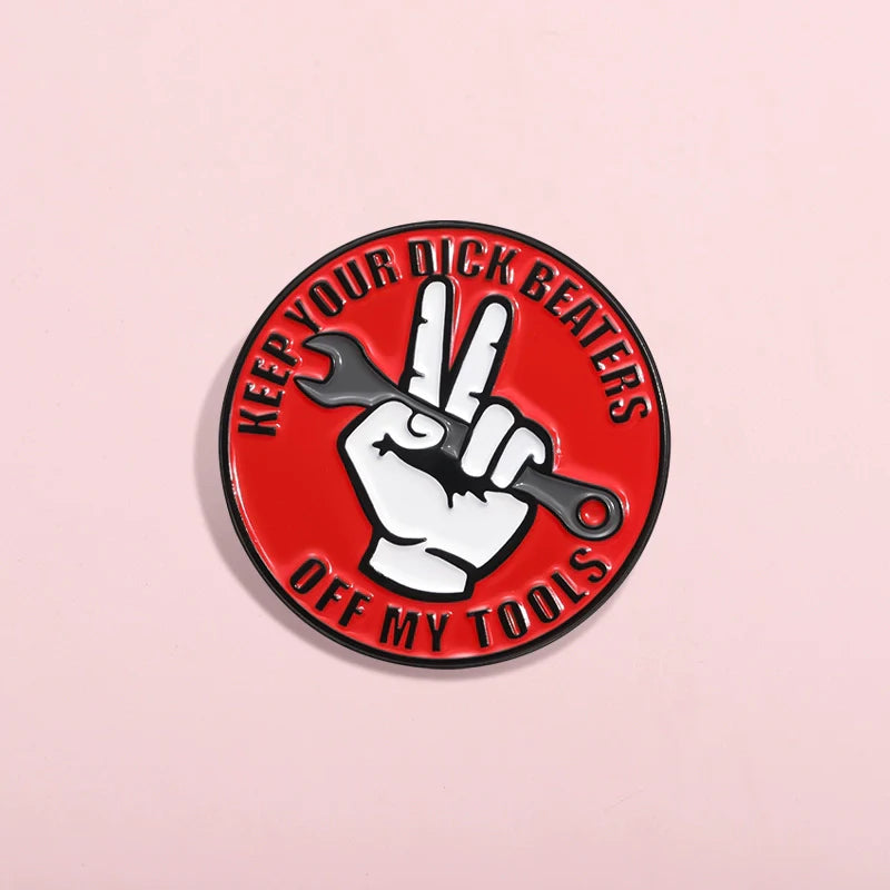 Charming Metal Pin Badge by Topboring