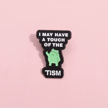 Cute Cartoon Frog Metal Pin Badge by Topboring