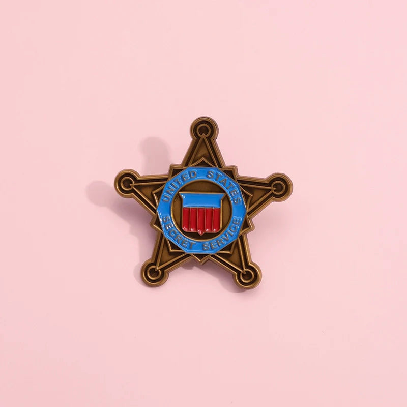 Kawaii Star Metal Pin Badge by Topboring