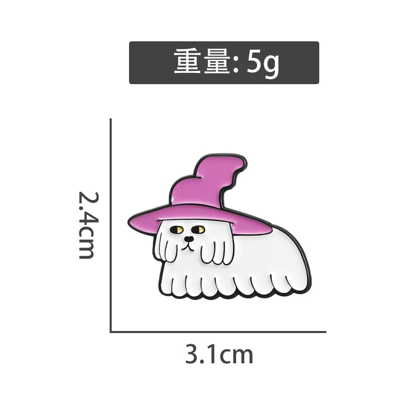 Cartoon Cute Cartoon Dog Metal Hard Enamel Pin Badge