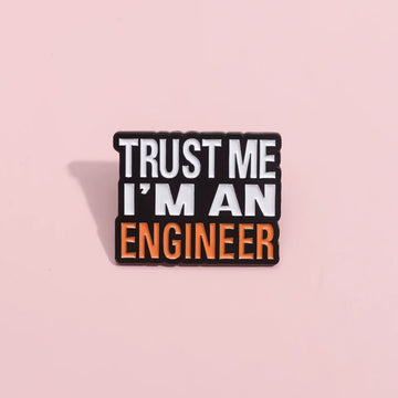 Playful Metal Pin Badge by Topboring