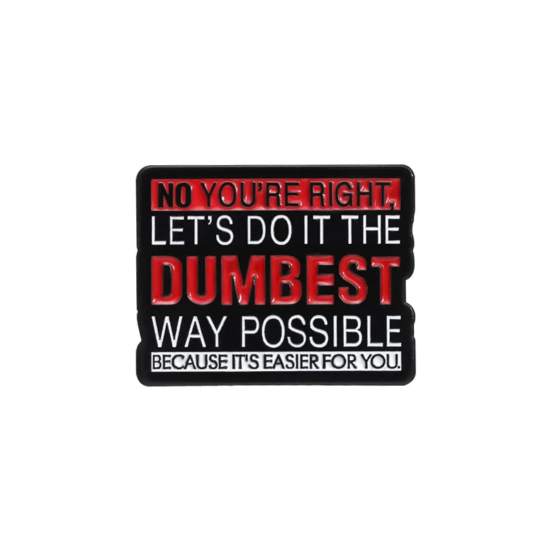 Lovely Quirky Cartoon Metal Pin Enamel Pin Badge Ver2