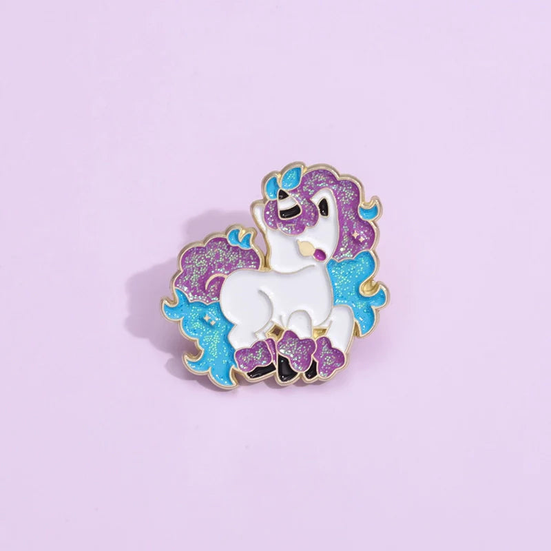 Mini Cartoon Metal Pin Badge by Topboring