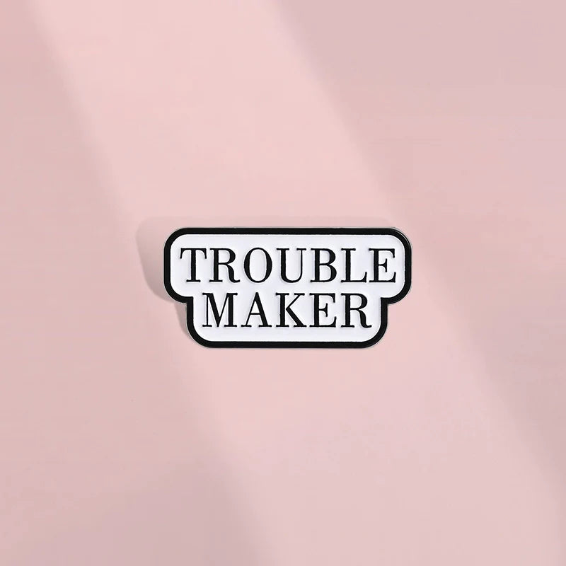 Funny Metal Pin Badge by Topboring